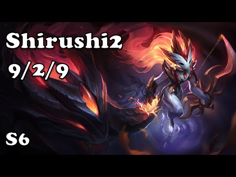 80: Shirushi2 Kindred Jungle VS Elise S6 Master Ranked KO League of legends