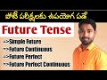 Future Tense Complete Class in Telugu|Competitive English Grammar in Telugu by Vara Prasad