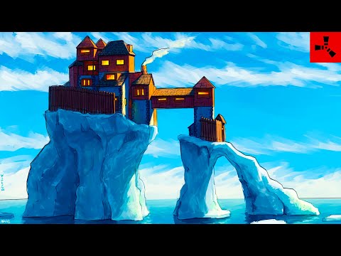 I Built the Greatest Ice berg base in Vanilla Rust...