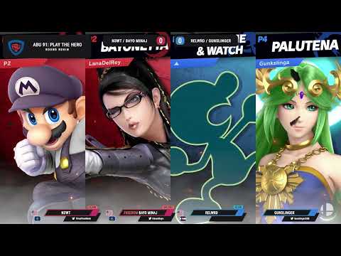ABU 91: Play the Hero - N3wt/Bayo Minaj vs Relwrd/Gunslinger - SSBU Doubles