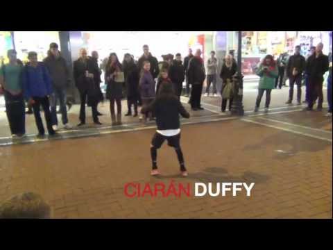 MANCHESTER UNITED ACADEMY'S MINI MESSI AGE 9 ON THE STREET