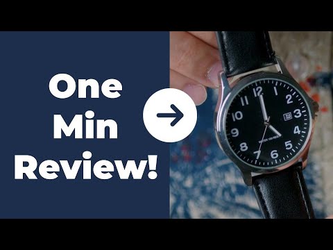 Amazon Essentials Men's Easy to Read Strap Watch REVEIW!