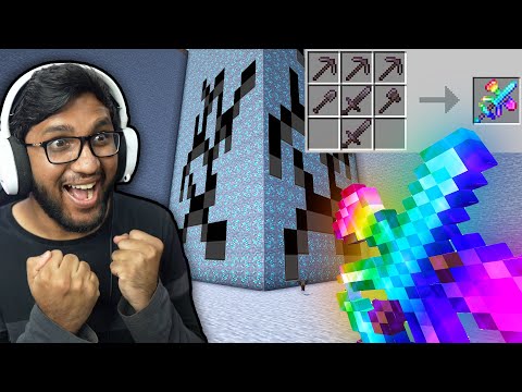 MINECRAFT BUT I CAN COMBINE ANY TOOLS !
