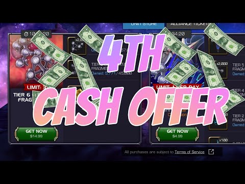 CASH OFFER for Rank 4 materials #4 mcoc