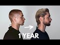 1 Year Of Hair Growth Time Lapse