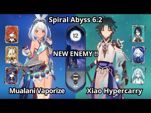 NEW !! C0 Mualani Vaporize & C0 Xiao Hypercarry - Spiral Abyss Floor 12 Genshin Impact 6.2