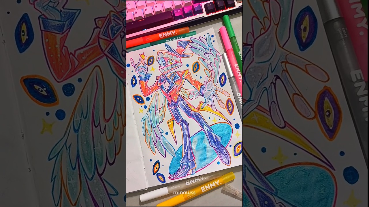 Vuelve!! @enmy_official #acrylicmarker #tadc #cainedigitalcircus #caine