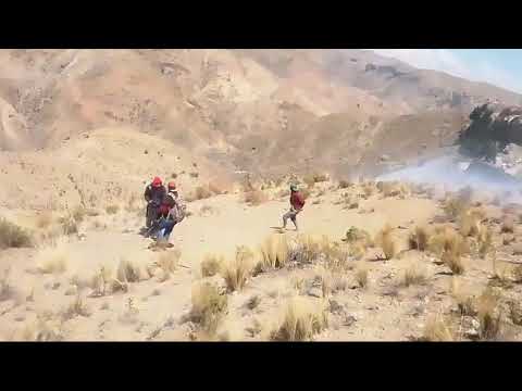 Desbloqueo del Cruce Tacopaya Kilometro 101 de la Carretera Cochabamba - Oruro