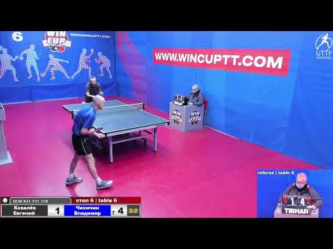 Ковалёв Евгений 2-3 Чихичин Владимир Турнир Восток 7 WINCUP  01.12.2021 Прямой эфир. Зал 6