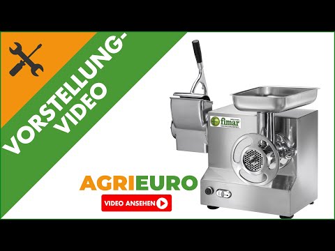 Produktvideo Fleischwolf FIMAR TC22AT mit Hartkäsereibe