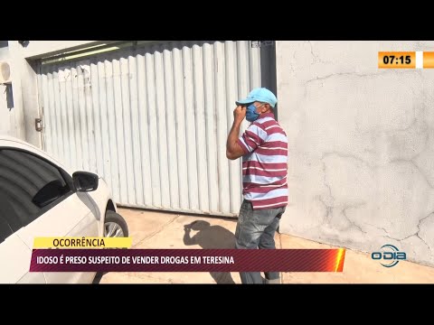 Idoso é preso suspeito de vender drogas em Teresina 07 07 2021