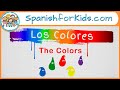 Los Colores: The Colors in Spanish Song by Risas y Sonrisas SpanishforKids.com
