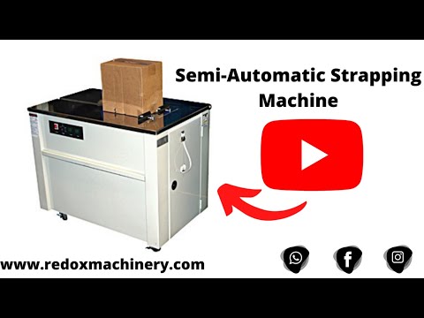 ROM046 Semi Automatic Box Strapping Machine