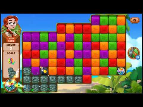 Lost Island Blast Adventure Level 1881 - NO BOOSTERS 🏝️ | SKILLGAMING ✔️