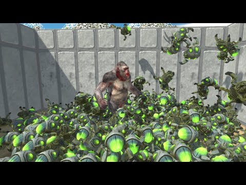 300 Space Bugs Xenoverm vs ALL UNITS Animal Revolt Battle Simulator