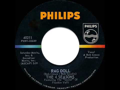 1964 HITS ARCHIVE: Rag Doll - Four Seasons (a #1 record)