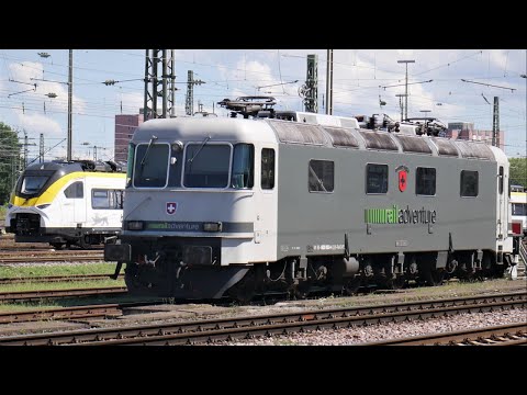 Zugverkehr in Basel Bad Bahnhof Musikvideo