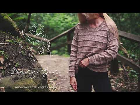 How to Knit Tucks in Penny Bun Sweater | Marzena Kołaczek