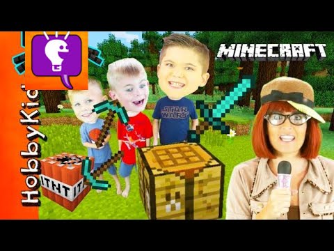 Minecraft SCAVENGER HUNT for Surprise Toys! We Play Video Games with HobbyBobby