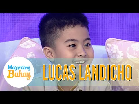 Lucas' first kiss Magandang Buhay