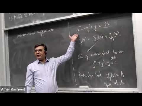 MATH210 - Lecture 27 - Non Homogeneous Higher Order ODEs - Undetermined Coefficients Method