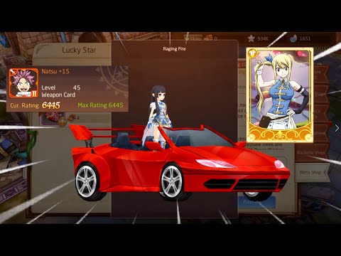 Natsu & King k Weapon card review super epic (Fairy Tail x ToW colab) - Laplace M