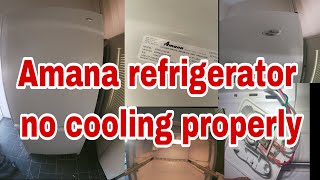 How to Fix Amana Bottom Freezer Refrigerator NOT Cooling | Model Number ARB2214CW-PARB2214CW0