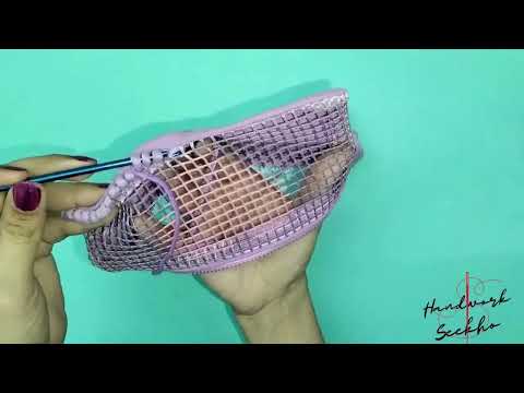 locker hooking for beginners - how to locker hook to make a rug | how to add locking material