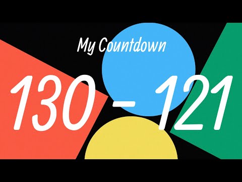 My Countdown 130 - 121