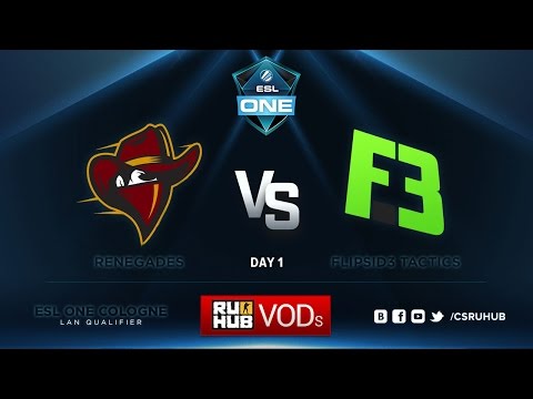 ESL One Cologne Qualifications - Renegades vs. FlipSid3 Tactics - de_mirage