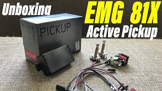 Video thumbnail for EMG 81X Active Humbucker Pickup Unboxing by Tim Guitar