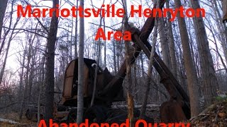 preview picture of video 'Marriottsville Henryton Area Abandoned Quarry'