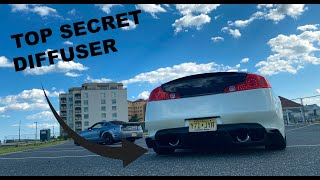 NEW TOP SECRET G35 DIFFUSER INSTALL!!