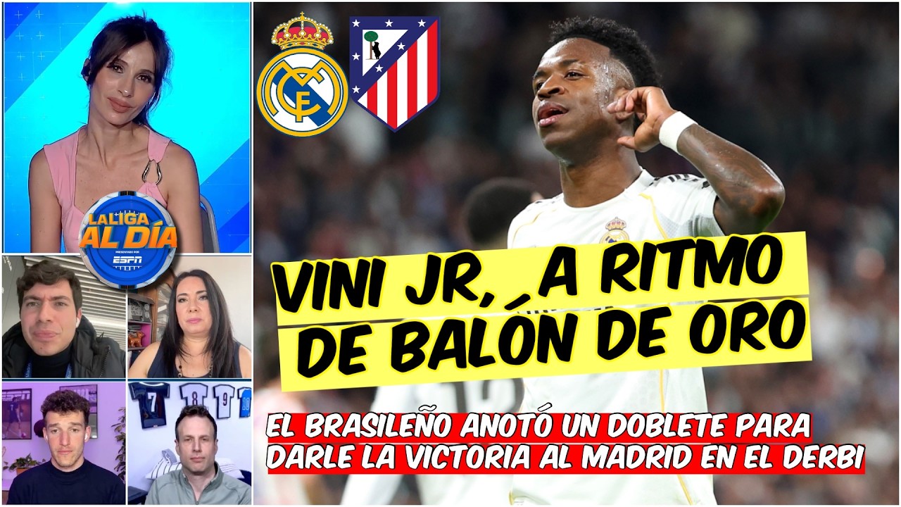 Vinícius a MODO BALÓN DE ORO le anotó un GOLAZO al ATLETI. Es el MEJOR de ARBELOA | La Liga Al Día