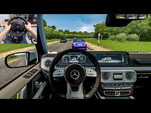 City Car Driving - Mercedes Benz G63 AMG W464 [Steering Wheel Gameplay]