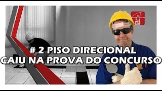 Prova de concurso # Piso direcional