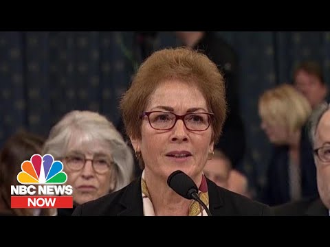 ヨバノビッチ氏の弾劾証言のハイライト｜NBCニュースNOW (Highlights From Yovanovitch's Impeachment Testimony | NBC News NOW)