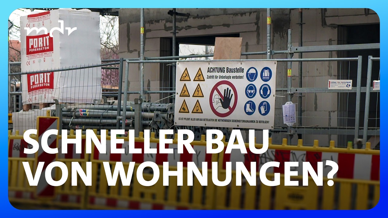Beschleunigter Wohnungsbau: Hat der Bau-Turbo bisher gezündet? | Umschau | MDR