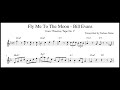 Fly Me To The Moon - Bill Evans Solo Transcription from "Practice Tape No.1"