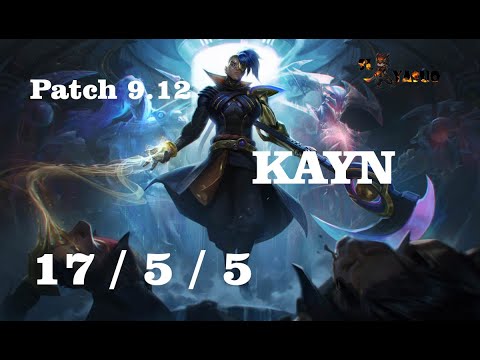 League of Legends | KAYN vs ELISE Jungle Game Play - Patch 9.12 Ranked