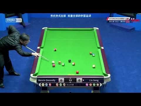 Mervin Donnelly (SA) VS Liu Song - World Chinese Pool Masters Tour 2018-2019 Stop 4 Xiushui