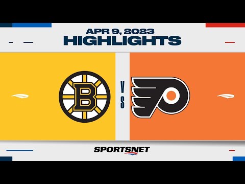 NHL Highlights | Bruins vs. Flyers - April 9, 2023