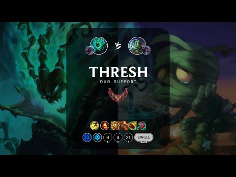 Thresh Support vs Amumu - EUW Grandmaster Patch 12.21