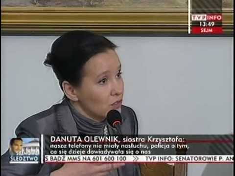 Komisja śledcza ds. Krzysztofa Olewnika (2/16)