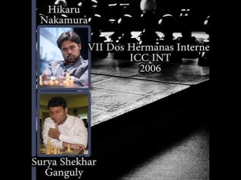 Šahovska partija na internetu  ~ GANGULY vs NAKAMURA # 1294