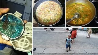 My Busy Sunday morning to Night Vlog || Cleaning Washing Machine || Preparing Chicken Curry