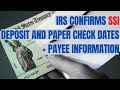 Stimulus Check Update IRS CONFIRMS SSI