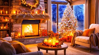 Best Classic Christmas Music With Fireplace 🎄Christmas Living Room Fireplace 🔥 Christmas Carols 2024
