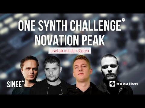 One Synth Challenge Live Talk mit Moritz Hofbauer, Florian Meindl, Henning Baer und DJ Flatscreen