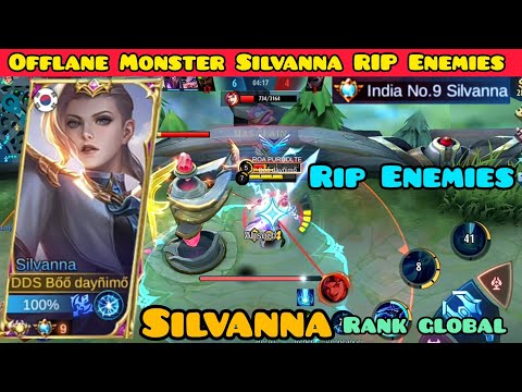Offlane Monster! Future Cop Silvana RIB Enemies - Build Top 1 Global Silvana Boo Daynimo 2022 - MLBB